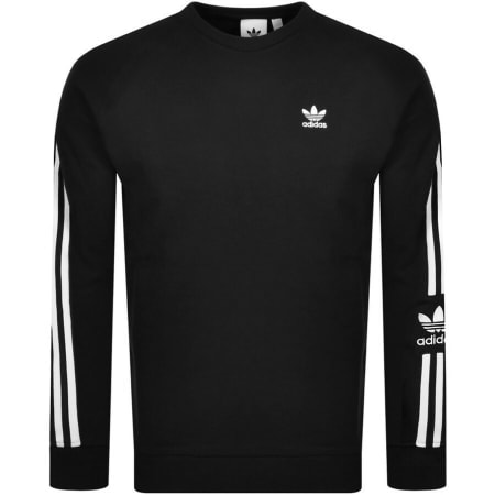 Product Image for Adidas Originals 3 Stripes Sweatshirt Black