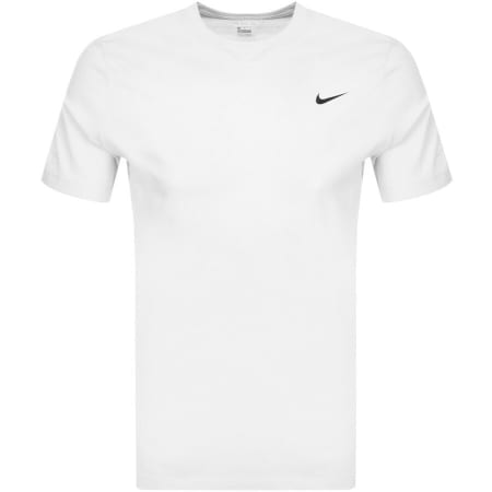 Product Image for Nike Training Dri Fit Logo T Shirt White