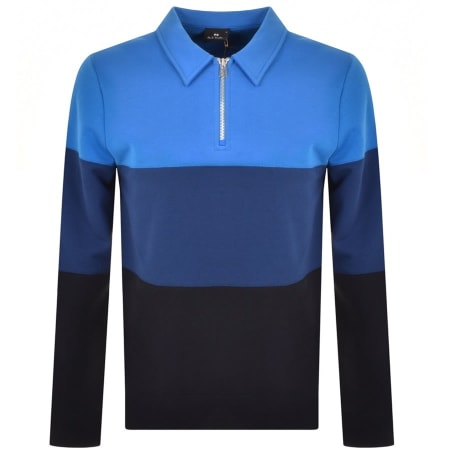 Product Image for PS By Paul Smith Half Zip Sweatshirt Navy