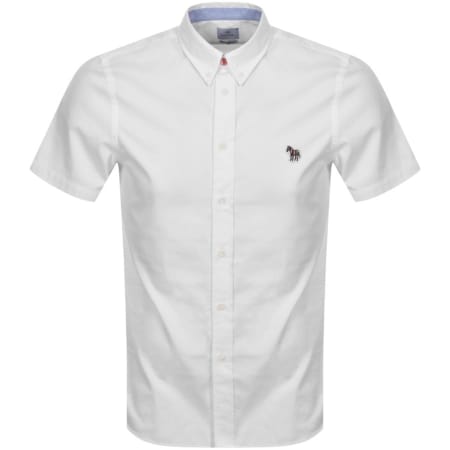 Product Image for PS By Paul Smith Zebra Short Sleeved Shirt White