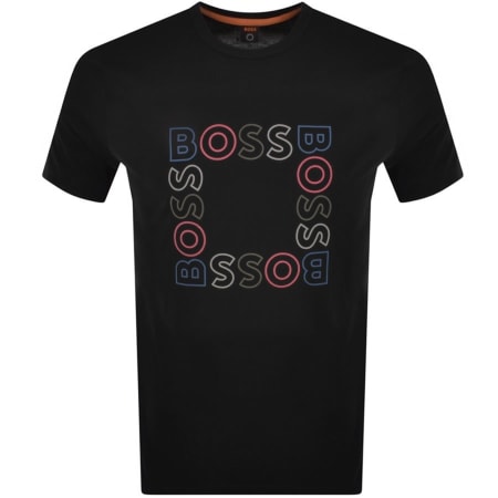 Product Image for BOSS Square Logo T Shirt Black