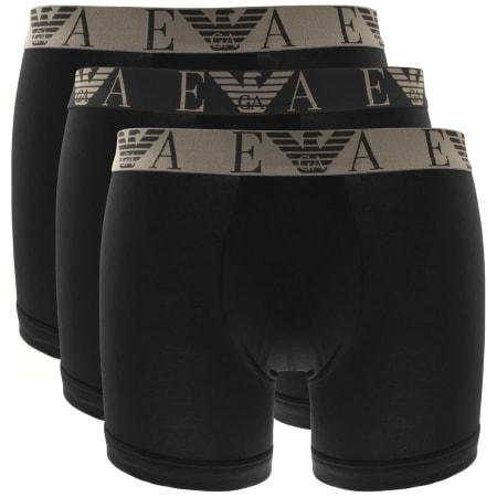 Product Image for Emporio Armani Underwear 3 Pack Boxers Black