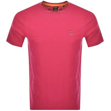 Product Image for BOSS Tegood Logo T Shirt Pink