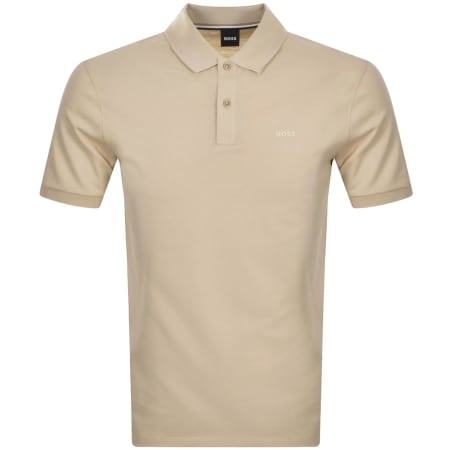 Product Image for BOSS Pallas Polo T Shirt Beige