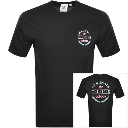 Product Image for adidas Originals Club Logo T Shirt Black