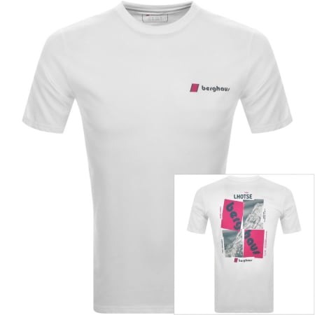 Product Image for Berghaus Lhotse Zine T Shirt White