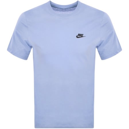 Product Image for Nike Crew Neck Club T Shirt Blue