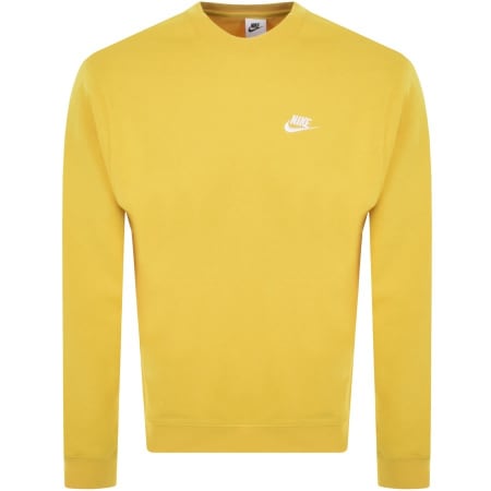 Product Image for Nike Club Sweatshirt Yellow