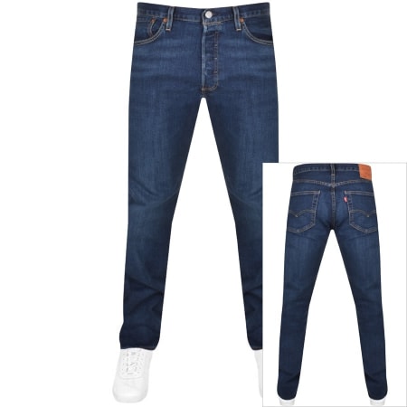 Product Image for Levis 501 Original Fit Jeans Dark Wash Blue