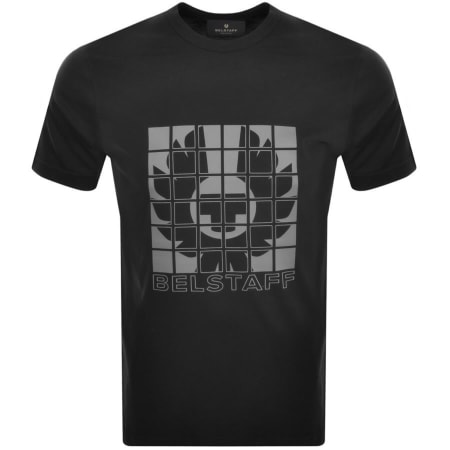 Product Image for Belstaff Grid Logo T Shirt Black