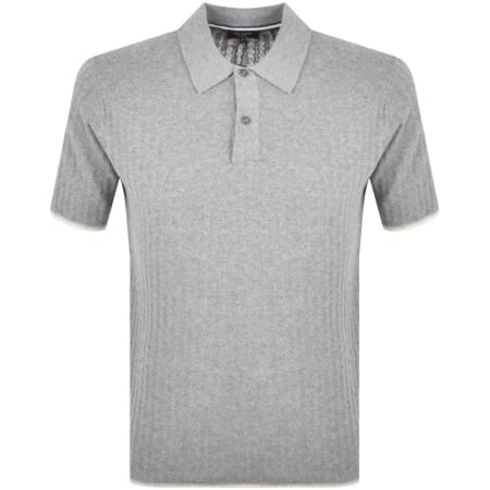 Product Image for Ted Baker Lytton Knit Polo T Shirt Grey
