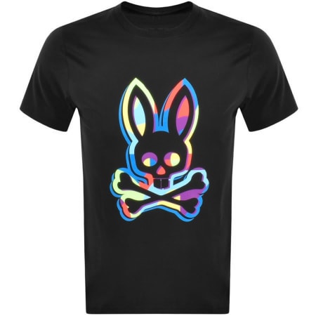 Product Image for Psycho Bunny Binns Logo T Shirt Black