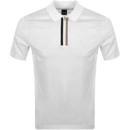 Product Image for BOSS Paras Polo T Shirt White