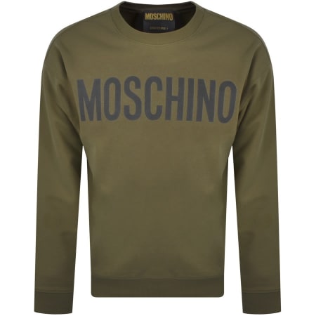 Product Image for Moschino Logo Sweatshirt Green