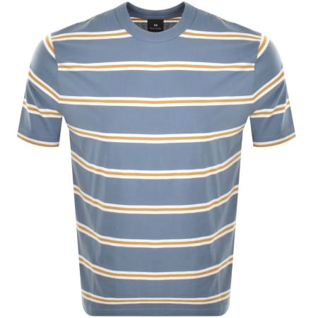 Product Image for PS By Paul Smith Stripe T Shirt Blue