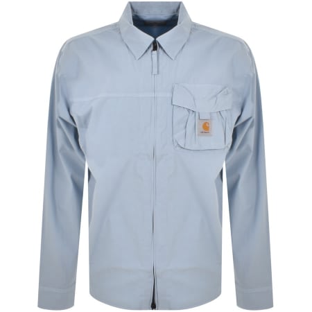 Product Image for Carhartt Long Sleeved Berm Overshirt Blue
