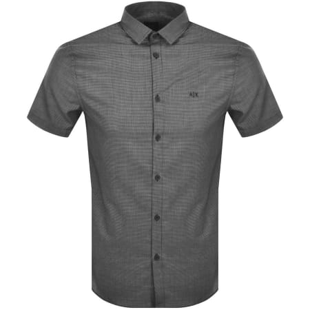 Product Image for Armani Exchange Short Sleeve Logo Shirt Black