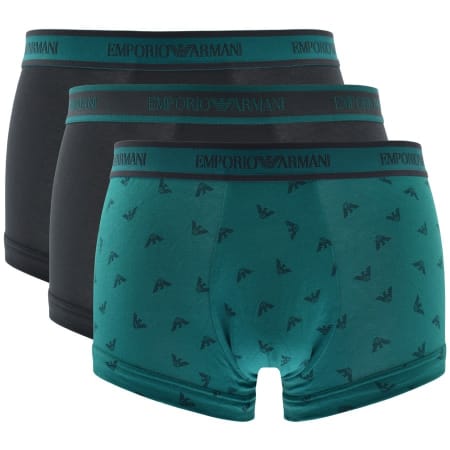 Product Image for Emporio Armani Underwear 3 Pack Boxer Trunks Navy