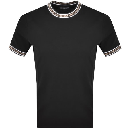 Product Image for Michael Kors Logo Tape T Shirt Black