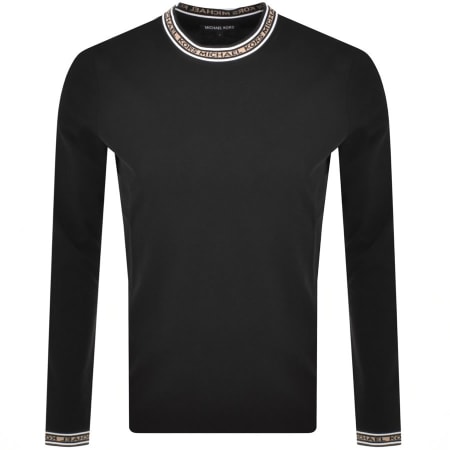 Product Image for Michael Kors Logo Crew Neck Sweatshirt Black