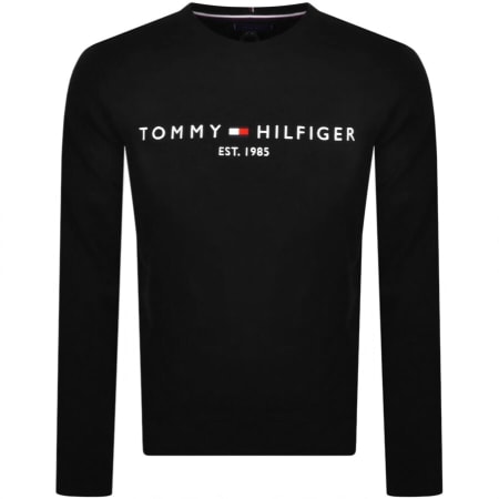 Product Image for Tommy Hilfiger Logo Sweatshirt Black