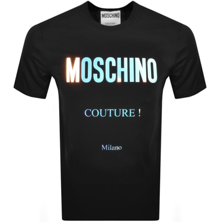 Product Image for Moschino Short Sleeve Fantasy Print T Shirt Black
