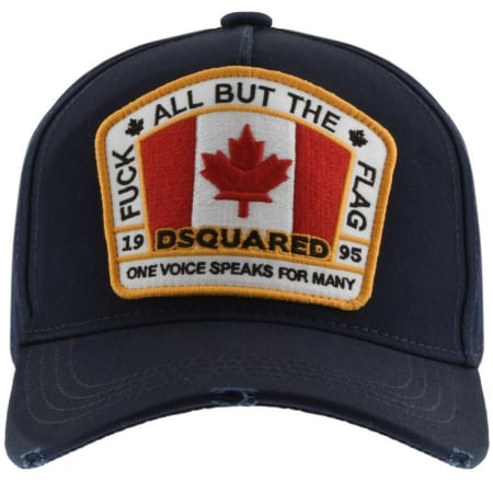 Product Image for DSQUARED2 Canada Patch Baseball Cap Navy