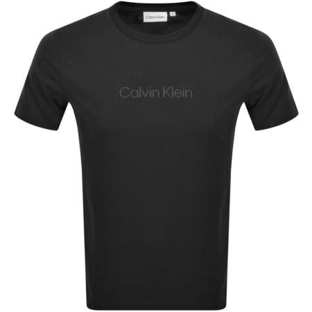 Product Image for Calvin Klein Raised Logo T Shirt Black