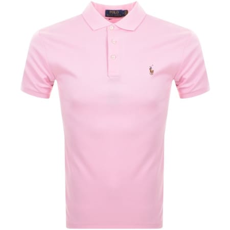 Product Image for Ralph Lauren Slim Fit Polo T Shirt Pink
