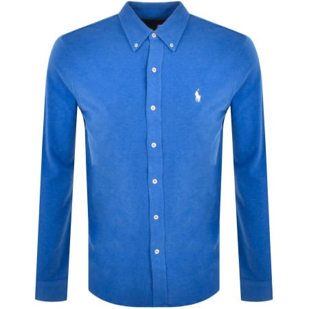 Product Image for Ralph Lauren Featherweight Mesh Shirt Blue