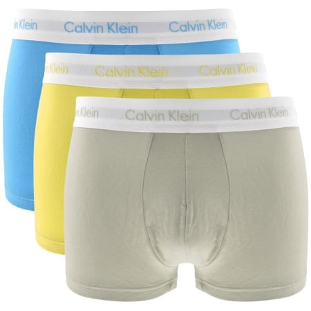 Product Image for Calvin Klein Underwear 3 Pack Trunks Blue
