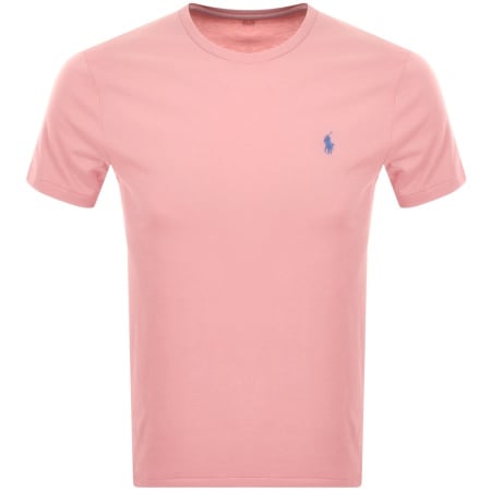 Product Image for Ralph Lauren Crew Neck Slim Fit T Shirt Pink