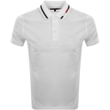 Product Image for Tommy Hilfiger Tonal Chest Polo T Shirt White