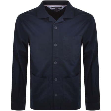 Product Image for Tommy Hilfiger Twill Overshirt Navy