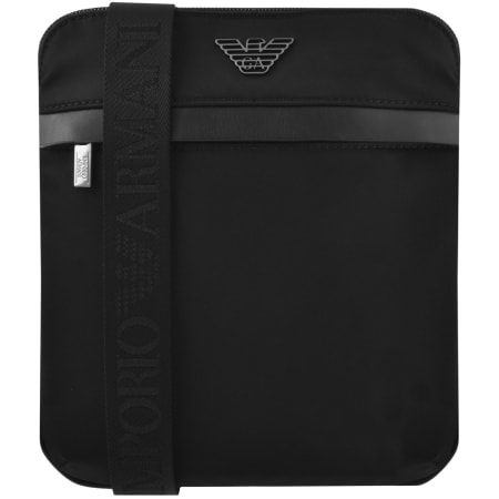 Product Image for Emporio Armani Logo Messenger Bag Black