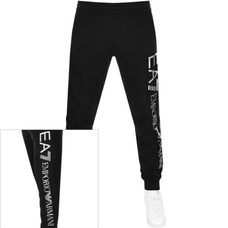 Product Image for EA7 Emporio Armani Logo Jogging Bottoms Black
