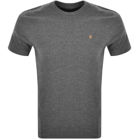 Product Image for Farah Vintage Danny Short Sleeved T Shirt Grey