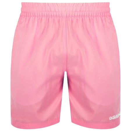 Product Image for adidas Originals Logo Swim Shorts Pink
