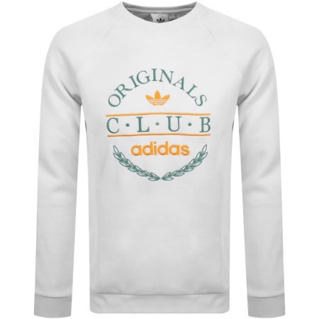 Product Image for adidas Originals Club Logo Sweatshirt White