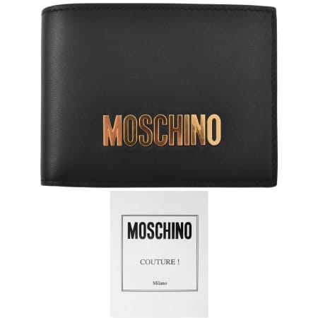 Product Image for Moschino Fantasy Print Bifold Wallet Black