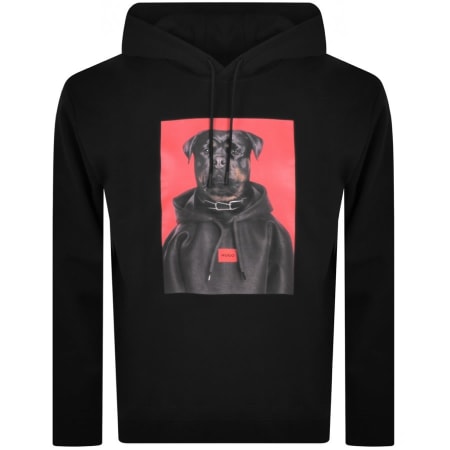 Product Image for HUGO Doodie Hoodie Black