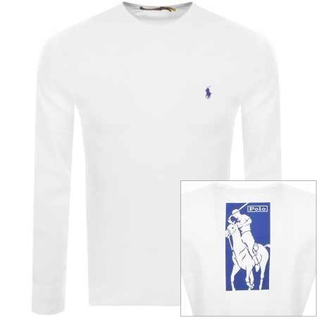 Product Image for Ralph Lauren Long Sleeved T Shirt White
