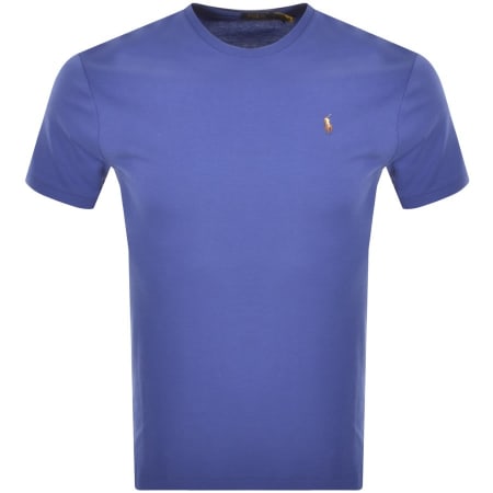 Product Image for Ralph Lauren Pima Crew Neck T Shirt Blue