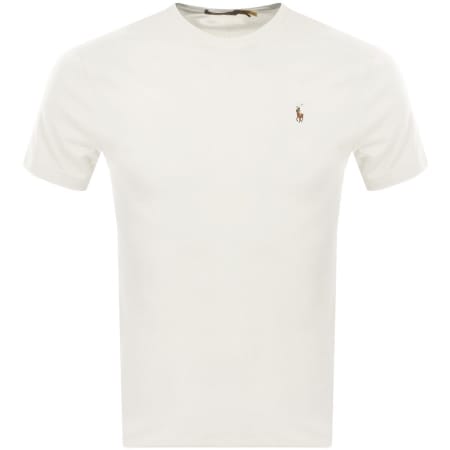 Product Image for Ralph Lauren Crew Neck T Shirt Cream