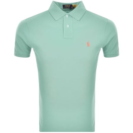 Product Image for Ralph Lauren Custom Slim Polo T Shirt Green