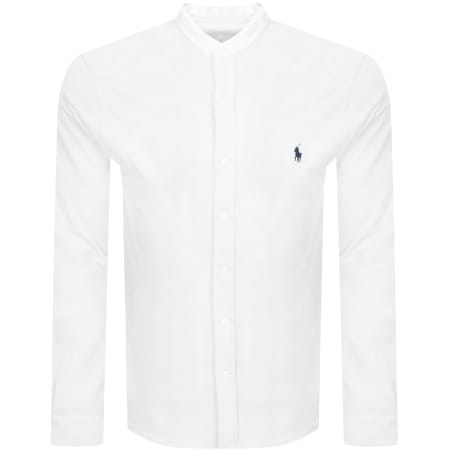 Product Image for Ralph Lauren Grandad Mesh Shirt White
