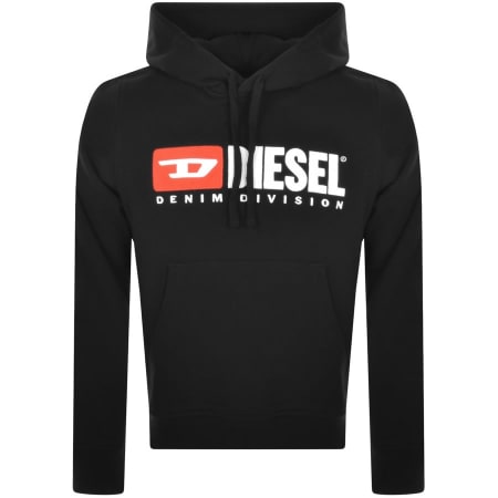 Product Image for Diesel S Ginn Logo Hoodie Black