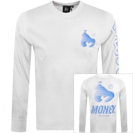 Product Image for Money Long Sleeve Ape T Shirt White