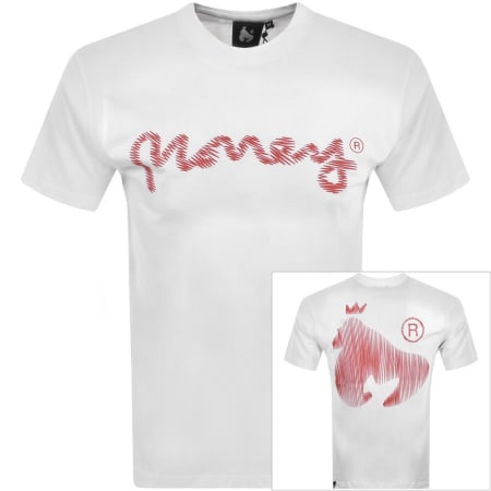 Product Image for Money Sig Zag Logo T Shirt White