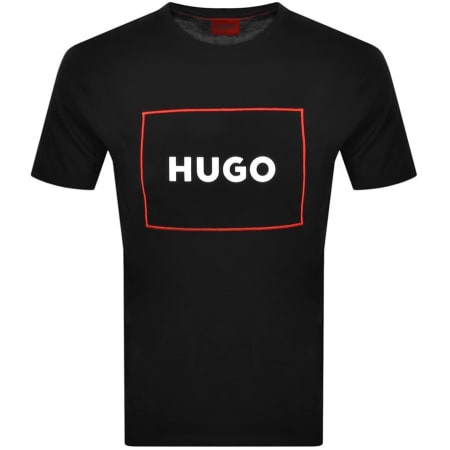Product Image for HUGO Dumex Crew Neck T Shirt Black